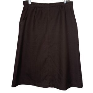 Vintage Levi‎ Strauss Polyester Skirt Brown